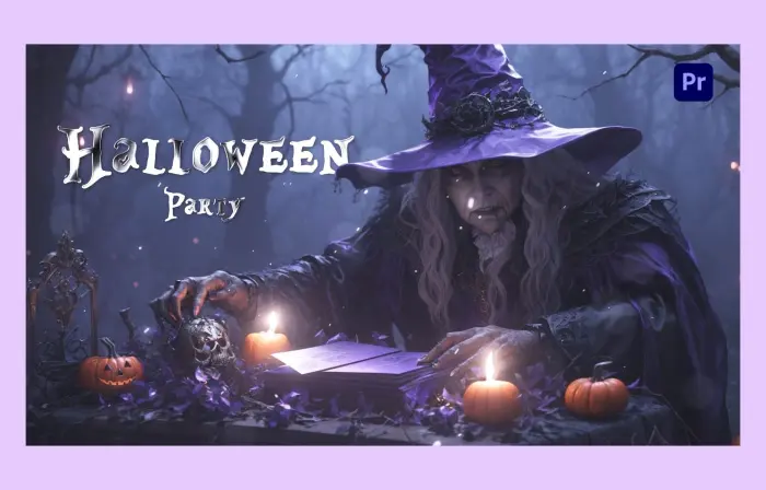 Horror Halloween Gathering Invitation 3D Frame Slideshow